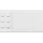 Biały pendrive USB UME z zamkniętą zatyczką
